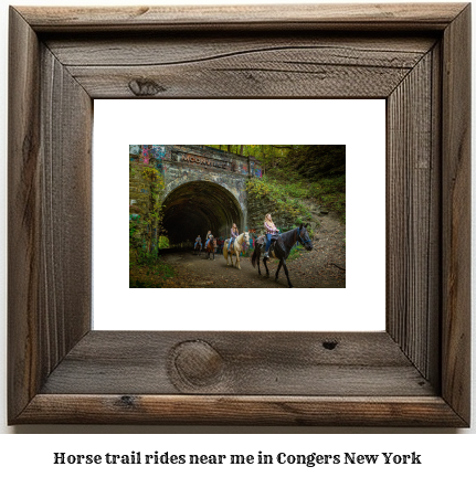 horse trail rides near me in Congers, New York